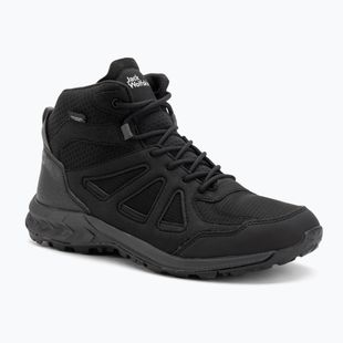 Pánske trekové  topánky Jack Wolfskin Woodland 2 Texapore Mid black