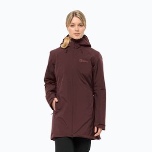 Dámska zimná bunda Jack Wolfskin Heidelstein Ins dark maroon