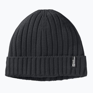 Zimná čiapka Jack Wolfskin Rib Knit black