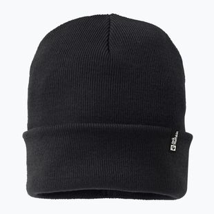 Zimná čiapka Jack Wolfskin Rib black
