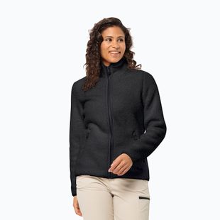 Dámska fleecová mikina Jack Wolfskin High Curl black