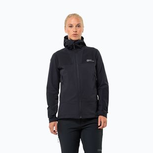 Dámska softshellová bunda Jack Wolfskin Andur black