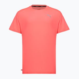 Pánske bežecké tričko PUMA Run Cloudspun SS Tee Pink/Silver