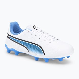 PUMA King Match FG/AG detské kopačky white 107266 01
