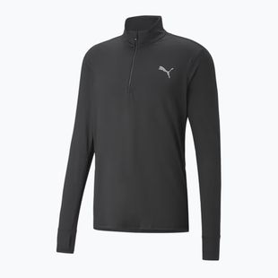 Pánska bežecká mikina PUMA Run Favorite 1/4 Zip black
