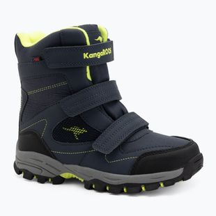 Detské snehové topánky KangaROOS K-Robi KTX dark navy/lime