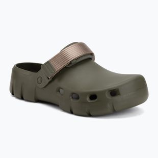 Šľapky BIRKENSTOCK Birki Flow TEX EVA Regular khaki/gray taupe