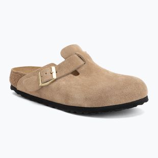 Šľapky BIRKENSTOCK Boston Suede Leather sandcastle