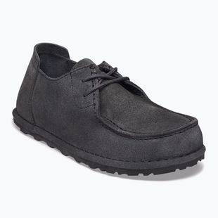 Topánky BIRKENSTOCK Utti Lace Suede Leather charcoal