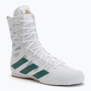 Boxerské topánky adidas Box Hog 4 cloud white/collegiate green/core black