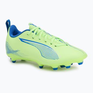 Detská futbalová obuv PUMA Ultra 5 Play FG/AG Jr fizzy apple/puma white