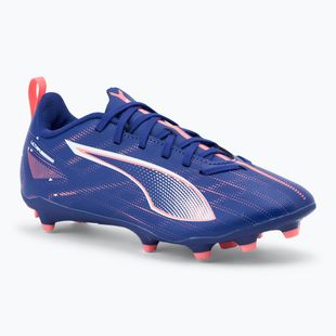 Detská futbalová obuv PUMA Ultra 5 Play FG/AG Jr lapis lazuli/puma white/sunset glow