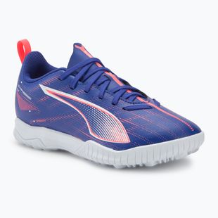 Detská futbalová obuv PUMA Ultra 5 Play TT Jr lapis lazuli/puma white/sunset glow