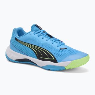 Pánske sálové topánky PUMA Solarstrike III luminous blue/club navy/fizzy apple