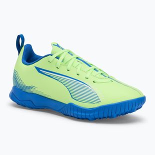 Detská futbalová obuv PUMA Ultra 5 Play TT Jr fizzy apple/puma white