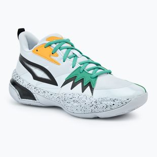Pánska basketbalová obuv PUMA Genetics Speckle puma black/silver mist/jade frost