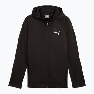 Pánska mikina PUMA Evostripe Warm Hoodie FZ DK puma black