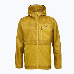 Pánska bežecká bunda Puma Seasons Windcell Running Jacket gold