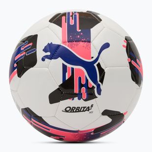 Futbalová lopta PUMA Orbita 6 MS puma white/lapis lazuli/sunset glow veľ. 3