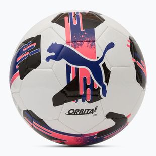 Futbalová lopta PUMA Orbita 6 MS puma white/lapis lazuli/sunset glow veľ. 5