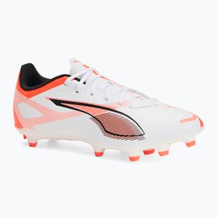 Kopačky PUMA Ultra 5 Play FG/AG puma white/puma black/glowing red