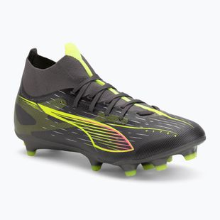 Pánske kopačky PUMA Ultra 5 Match+ FG/AG matte aged silver/yellow alert/puma aged silver