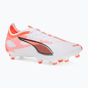 Pánske kopačky PUMA Ultra 5 Match FG/AG puma white/puma black/glowing red