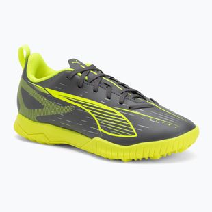 Detské kopačky PUMA Ultra 5 Play TT Jr matte aged silver/yellow alert/puma aged silver
