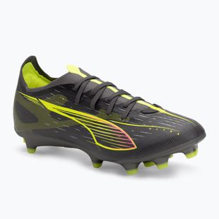 Pánske kopačky PUMA Ultra 5 Match FG/AG matte aged silver/yellow alert/puma aged silver