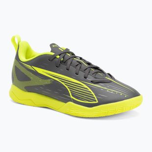 Detské kopačky PUMA Ultra 5 Play IT Jr matte aged silver/yellow alert/puma aged silver