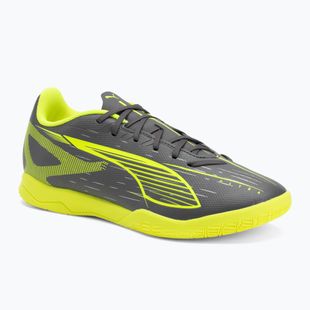 Pánske kopačky PUMA Ultra 5 Play IT matte aged silver/yellow alert/puma aged silver
