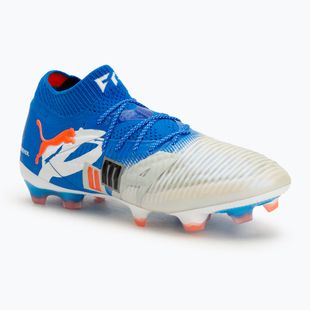 Pánske kopačky PUMA Future 8 Ultimate Forever FG biela/ultra blue/feather šedá/puma black/glowing red