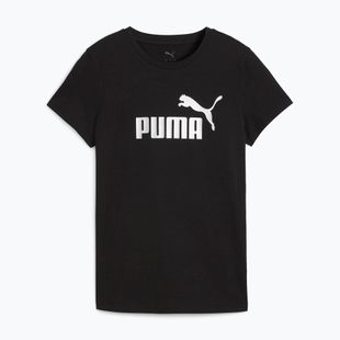 Dámske tričko PUMA ESS Metallic No. 1 Logo Tee puma black/metallic silver