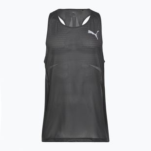 Pánske bežecké tričko PUMA Raceday Ultraspun Singlet puma black