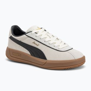 Dámske topánky PUMA Club Klasika Suede warm white/puma black/puma gold