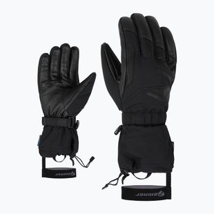 Pánske lyžiarske rukavice ZIENER Gaiku-Z Aquashield AW black