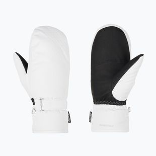 Dámske lyžiarske rukavice ZIENER Kisar Aquashield Mitten white