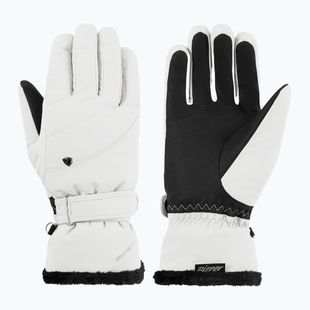 Dámske lyžiarske rukavice ZIENER Keaka-Z Aquashield PR white