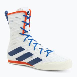 Boxerské topánky adidas Box Hog 4 white/navy