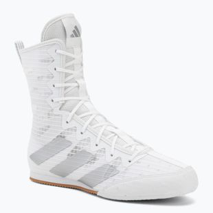 Boxerské topánky adidas Box Hog 4 white/silver