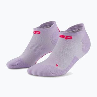 Pánske kompresné ponožky CEP Ultralight No Show 4.0 lilac