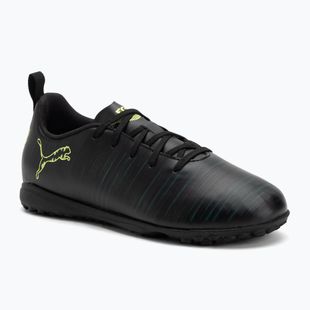 Detské kopačky PUMA Future 8 Play TT Jr black/fizzy light/green terrain