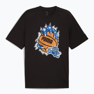 Pánsky basketbalový dres PUMA Hoopaverse Tee 3 puma black