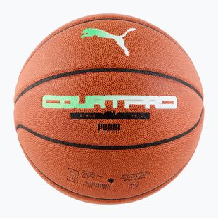 PUMA teamJAWS Court Pro Basketbalová koža hnedá/tmavý tieň veľkosť 7