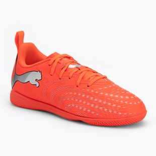 Detské futbalové kopačky PUMA Future 9 Play IT Jr glowing red/puma white/puma black/puma silver
