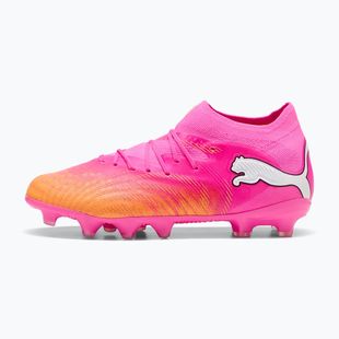 Detské kopačky PUMA Future 9 Pro FG/AG Jr poison pink/puma wht/sun stream/bright aqua/puma blk