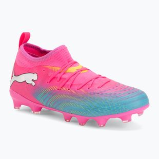 Detské kopačky PUMA Future 9 Match FG/AG Jr poison pink/puma wht/sun stream/bright aqua/puma blk