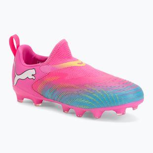 Detské kopačky PUMA Future 9 Match LL FG/AG Jr poison pink/puma wht/sun stream/bright aqua/puma blk