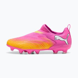 Detské kopačky PUMA Future 9 Match LL FG/AG Jr poison pink/puma wht/sun stream/bright aqua/puma blk