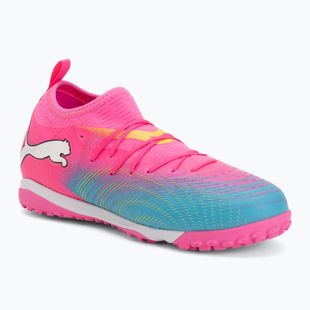 Detské kopačky PUMA Future 9 Match TT + Mid Jr poison pink/puma wht/sun stream/bright aqua/puma blk